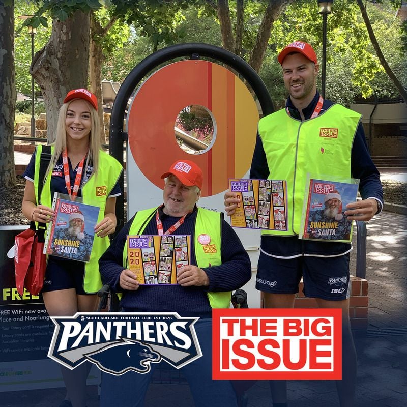 Panthers help raise The Big Issue Panthers help raise The Big Issue